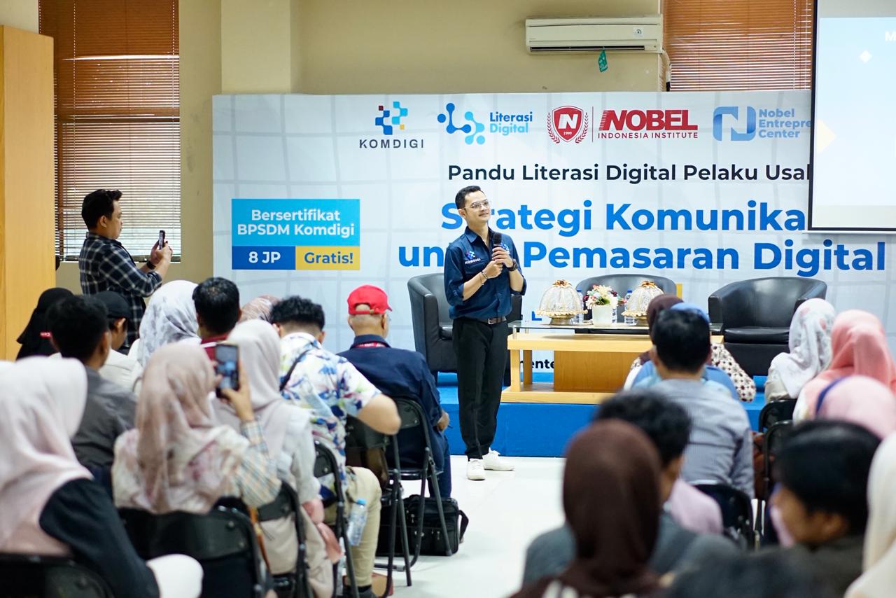 Mahasiswa Nobel Indonesia Terima Ilmu Mahal Ihwal Strategi Komunikasi untuk Pemasaran Digital